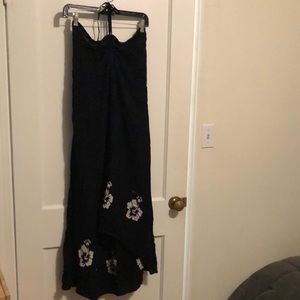 Authentic Hawaiian navy floral dress